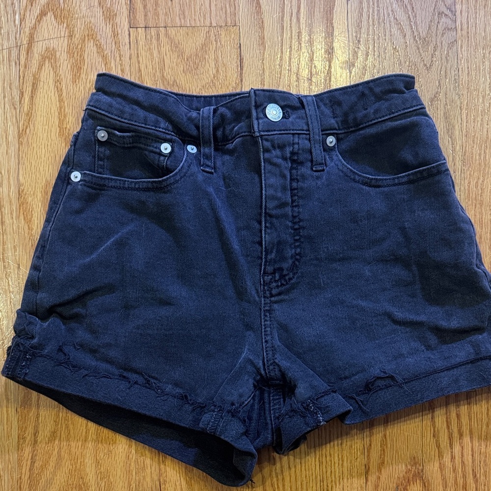 Madewell curvy high rise denim shorts